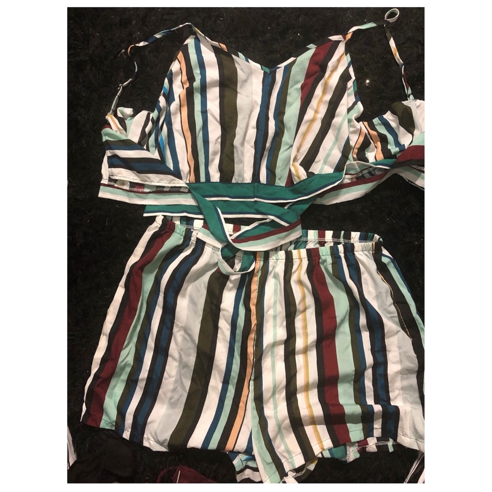 2 piece tie around top